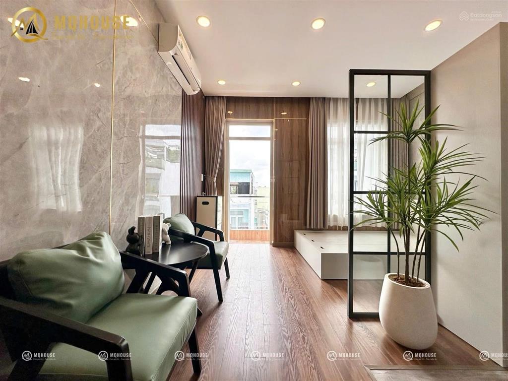 Đảo kim cương| căn hộ studio ban công lớn, vách ngăn tách bếp, nội thất hiện đại tiết kiệm điện