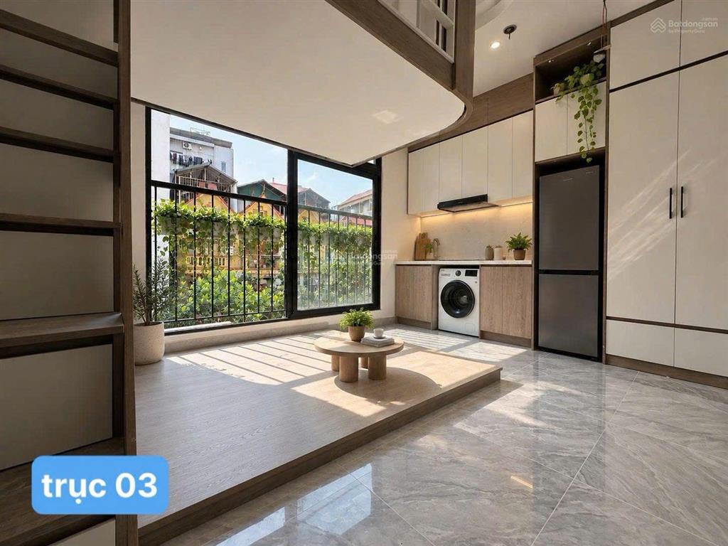 Khai trương ccmn 25m2 gác xép, máy giặt riêng, ban công rộng tại kim giang