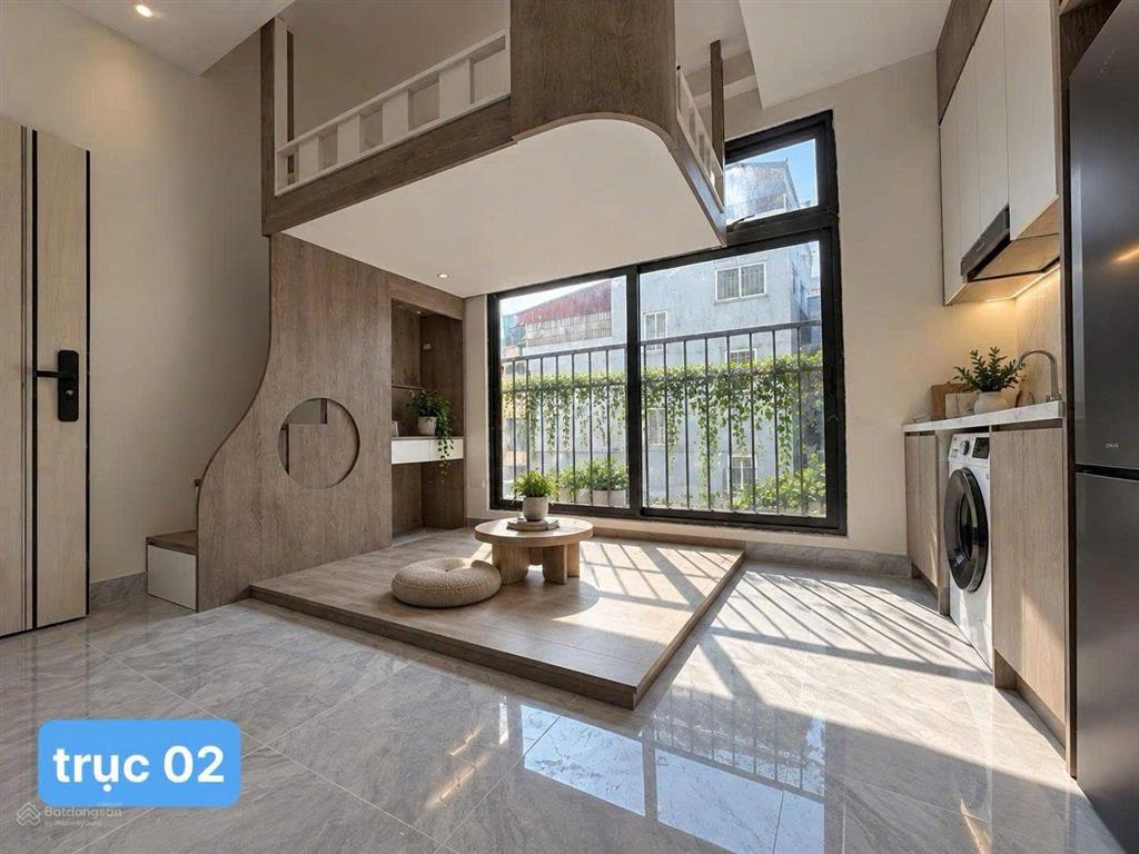 Khai trương ccmn 25m2 gác xép, máy giặt riêng, ban công rộng tại kim giang