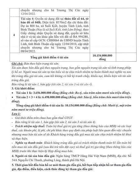 Bán đấu giá đất suối kiết  lâm đồng