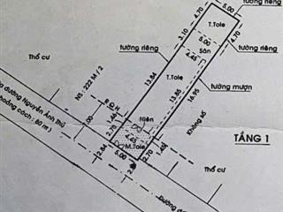 MẶT TIỀN TRUNG MỸ TÂY – NGANG 10M HIẾM – SÁT NGUYỄN ẢNH THỦ