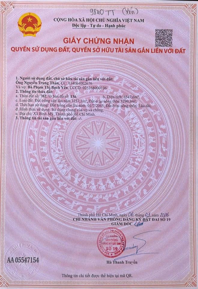 SIÊU PHẨM ĐẤT KHU DÂN CƯ – TRUNG AN, CỦ CHI – QUY MÔ KHỦNG HIẾM CÓ