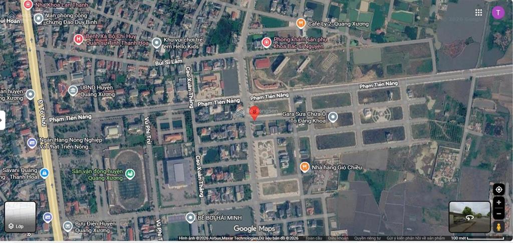 Siêu phẩm đất nền biệt thự trung tâm quảng xương