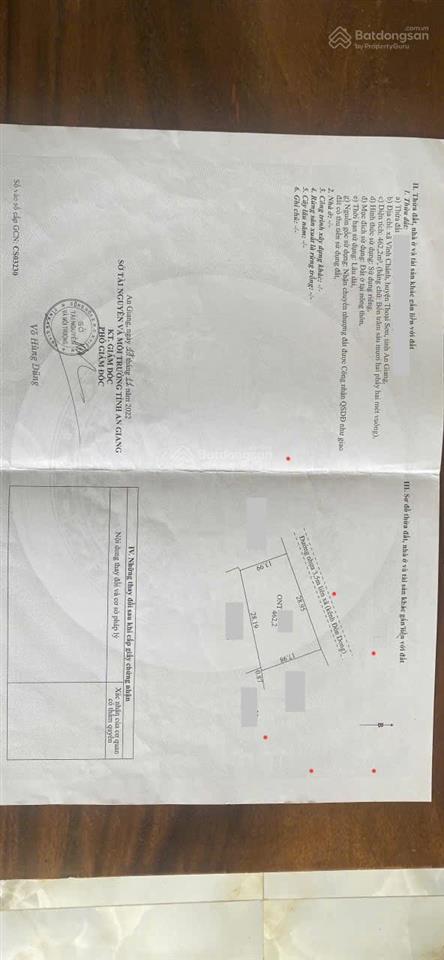 Bán đất mặt tiền lộ nhựa kênh đòn dong hướng phú thuận chạy về vĩnh chánh h thoại sơn ag