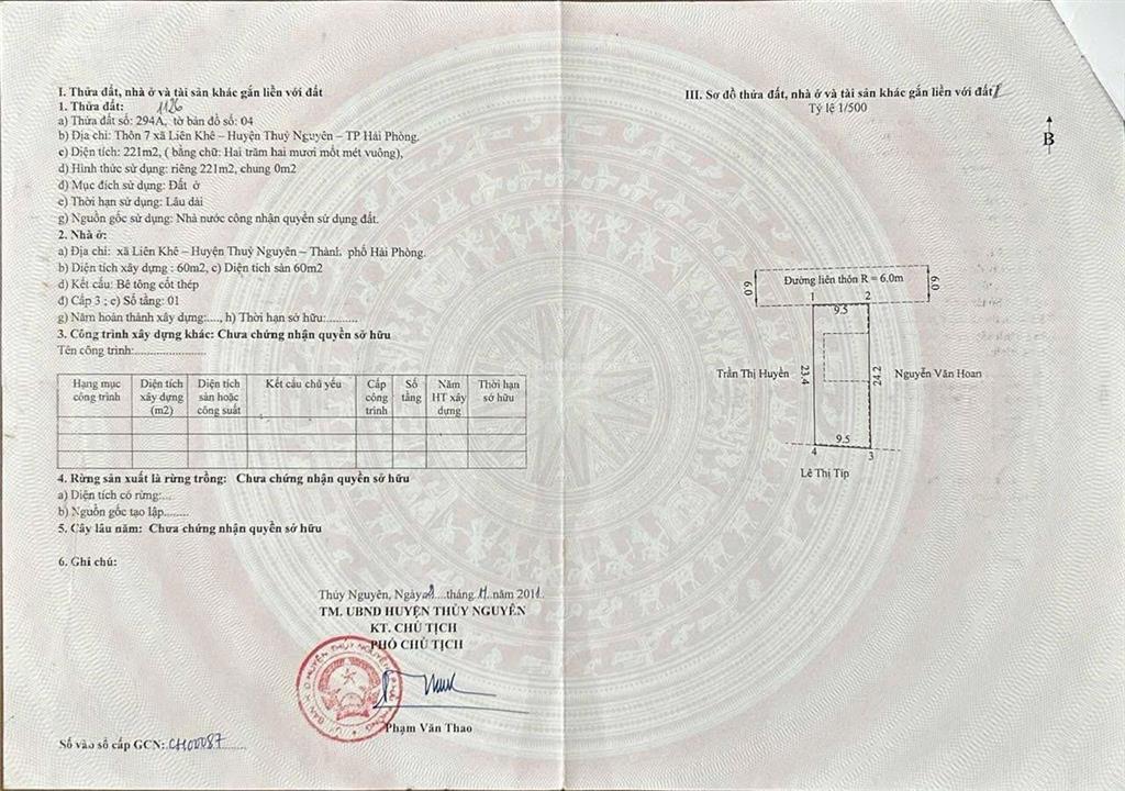 Cần bán lô đất phường lưu kiếm