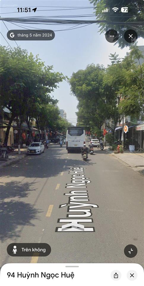 Sốc  706m2 mặt tiền huỳnh ngọc huệ, giá 17,9 tỷ  2 mặt kiệt 2 bên  xây cao tầng, khu trung tâm
