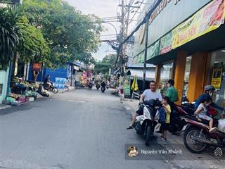 Mặt tiền ngay chợ thạch đà  gò vấp  ngang gần 7m  162m2  3 tầng  11 phòng cho thuê  giá 17.x