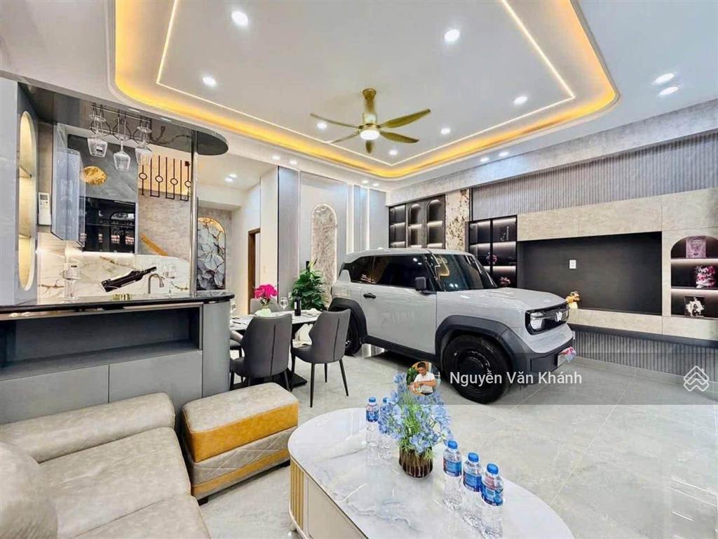 Hẻm xe hơi  nguyễn tư giản  gần emart phan huy ích  gò vấp  62m2  4 tầng 6x10  giá 8.x tỷ