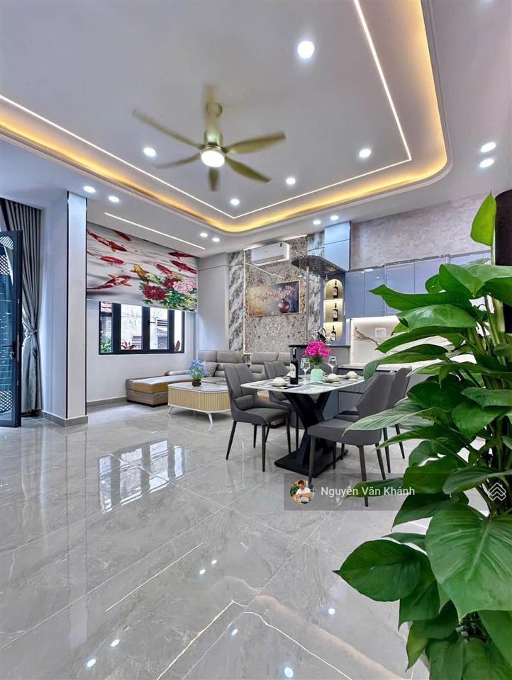 Hẻm xe hơi  nguyễn tư giản  gần emart phan huy ích  gò vấp  62m2  4 tầng 6x10  giá 8.x tỷ