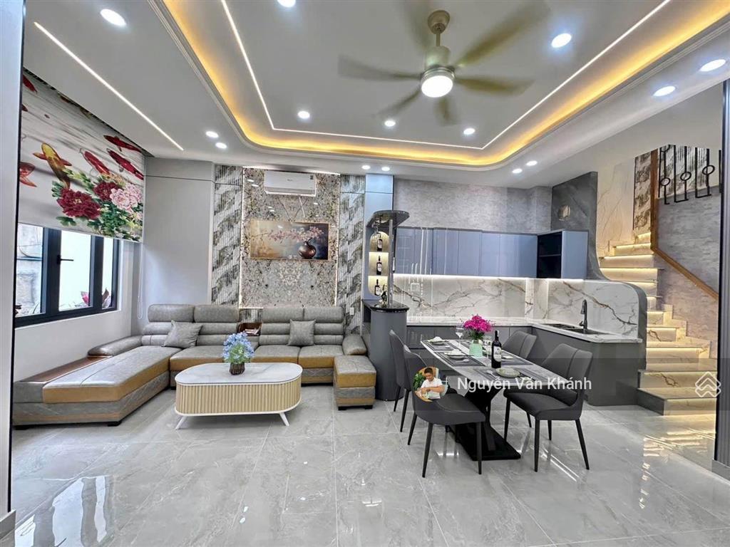 Hẻm xe hơi  nguyễn tư giản  gần emart phan huy ích  gò vấp  62m2  4 tầng 6x10  giá 8.x tỷ