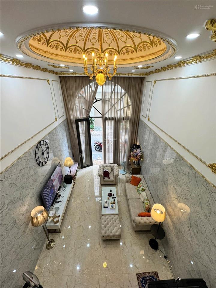Nhà khu đồng bộ, hẻm 7m, 2 mặt tiền trước sau, ô tô ngủ nhà, 52m², 5 tầng full nội thất, chỉ 8,2 tỷ