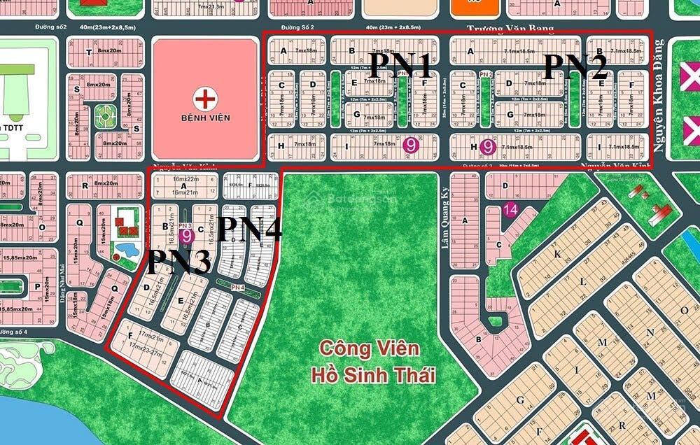 Bán đất nền da phú nhuận 1,2  gần khu hành chính ubnd  dt 7mx18m  giá từ 150triệu/m2  sổ hồng