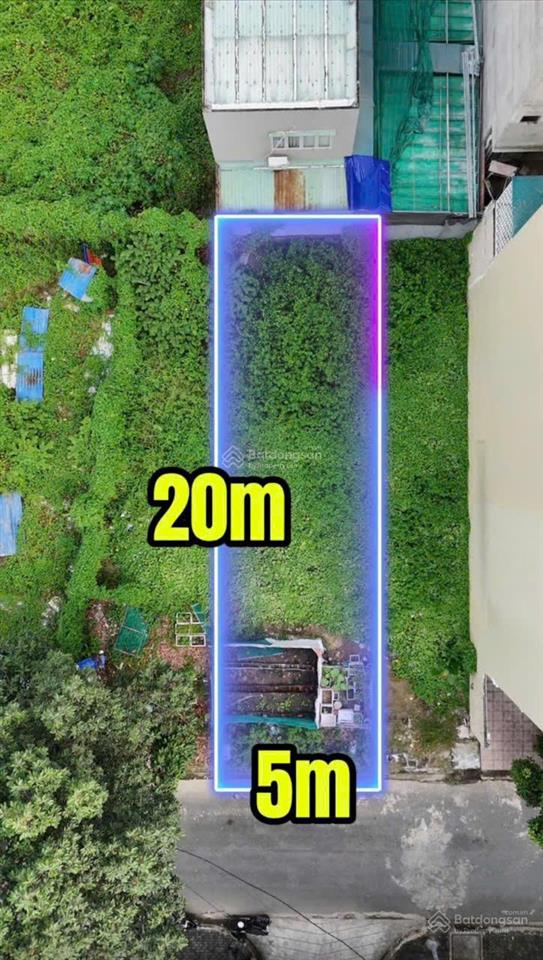 Chủ thiện chí bán nhanh nền đất vị trí đẹp, da huy hoàng  dt 5x20m, gía chỉ 220triệu/m2  sổ hồng