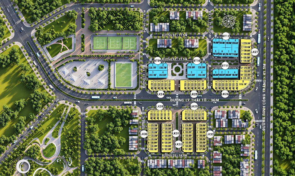 CĐT HUD mở bán quỹ 74 căn liền kề đơn giá ưu đãi 48tr/m2, mặt tiền 6.5m trung tâm Phủ Lý