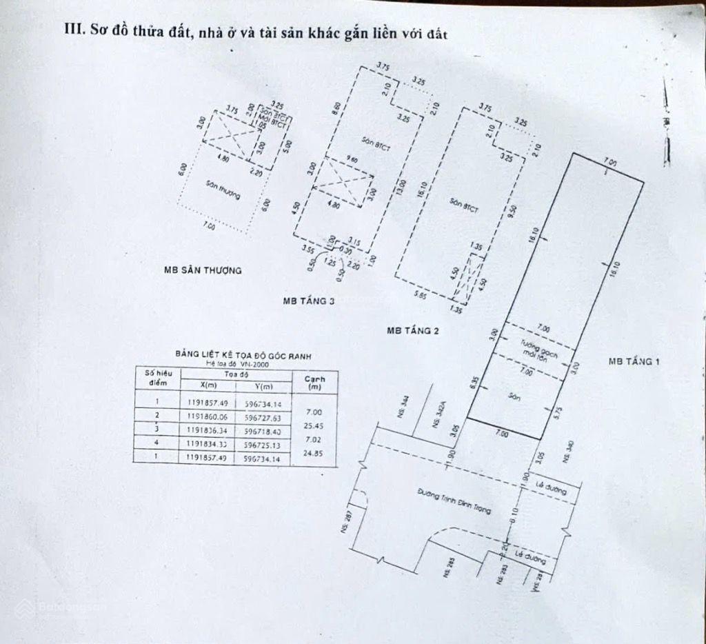 Mặt tiền trịnh đình trọng  tân phú  180m2 (7x25)  4 tầng  đường nhựa 12m  giá 26,5 tỷ tl