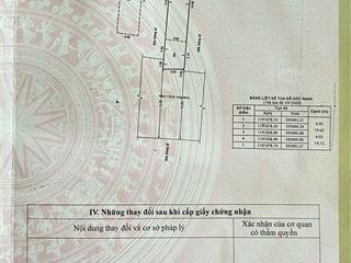 Ngay coop mart hòa bình  tân phú  78m2 (4x19,5)  đường nhựa 13m thông tô hiệu  giá 7,7 tỷ tl