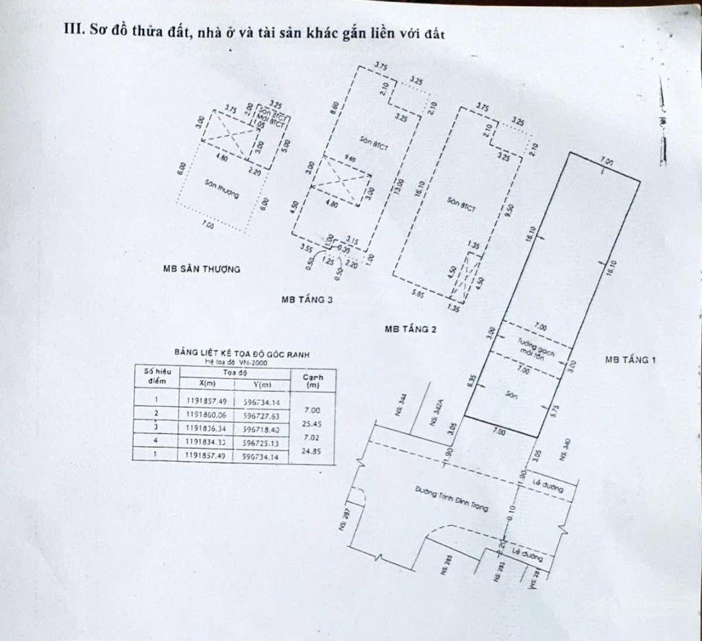 Mặt tiền trịnh đình trọng  tân phú  180m2 (7x26)  4 tầng  đường nhựa 12m có lề  giá 26,5 tỷ tl