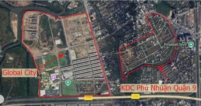 Đất lớn liên phường  đỗ xuân hợp, q9, 70,68 tỷ, 588m2, liền kế global city