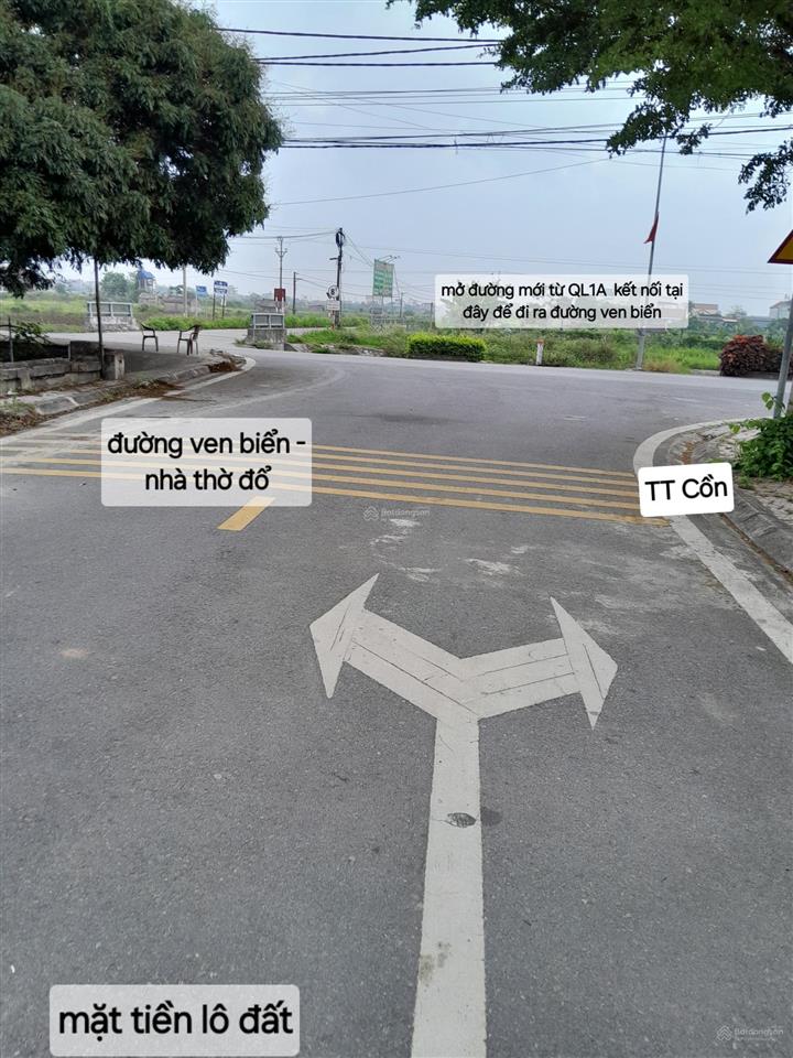 Cần bán đất đấu giá đt 488c tt cồn hải hậu, 209m2 * 9,5tr=1,99 tỷ. đất vị trí thực, giá trị thực.