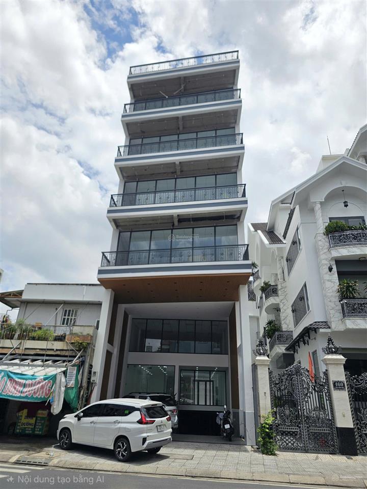 Tòa nhà mới xây  tân sơn nhì  hầm 6 tầng