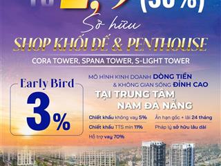 Suất ngoại giao shophouse  chỉ 2,9 tỷ khu kinh doanh sầm uất nhất đà nẵng