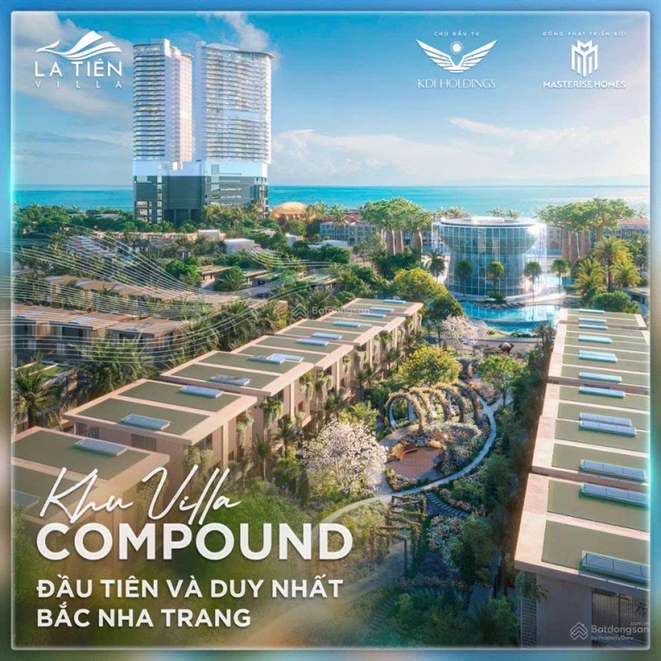 La tiên villas nha trang  giá f0 cđt bàn giao full nội thất cao cấp chiết khấu 22,5%