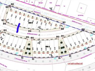 Lô b8 đấu giá tuần châu, sài sơn, quốc oai 95,7m2 có 2 mặt tiền