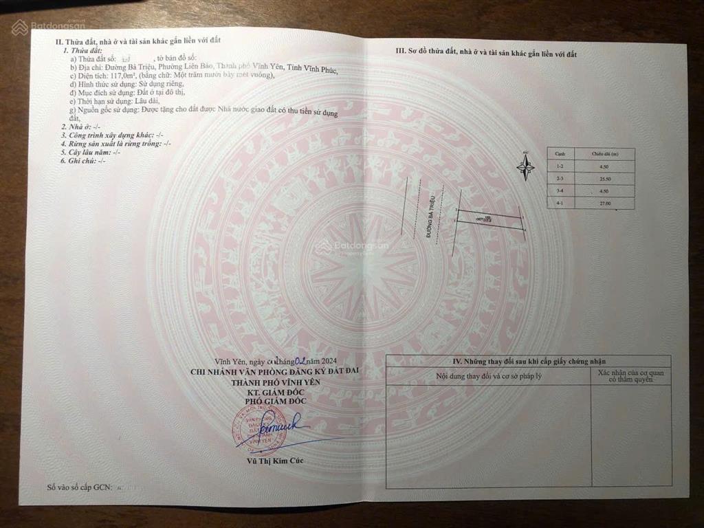 Bán nhà đất vàng trung tâm tp. vĩnh yên đối diện bệnh viện đa khoa tỉnh vĩnh phúc
