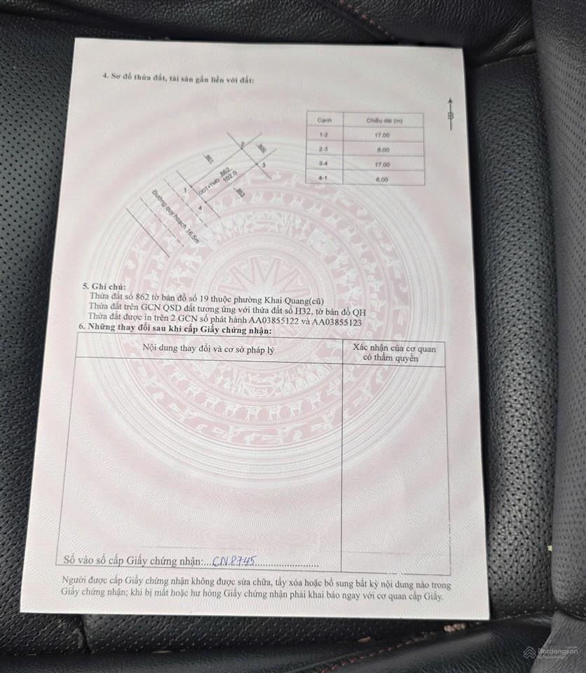 Chính chủ cần bán bán 102m2 khu đất dịch vụ thôn hán lữ  mặt tiền 6m  đường 16,5m  full thổ cư.