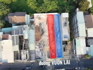 Bán đất tại vườn lài, 12,5 tỷ, 168,4m2, mặt tiền 10m, hướng tây bắc