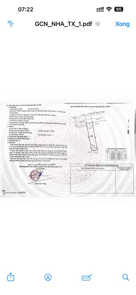Bán nr 2pn 1wc tại thạnh xuân 25, 84.5m2, giá ưu đãi 4,5 tỷ