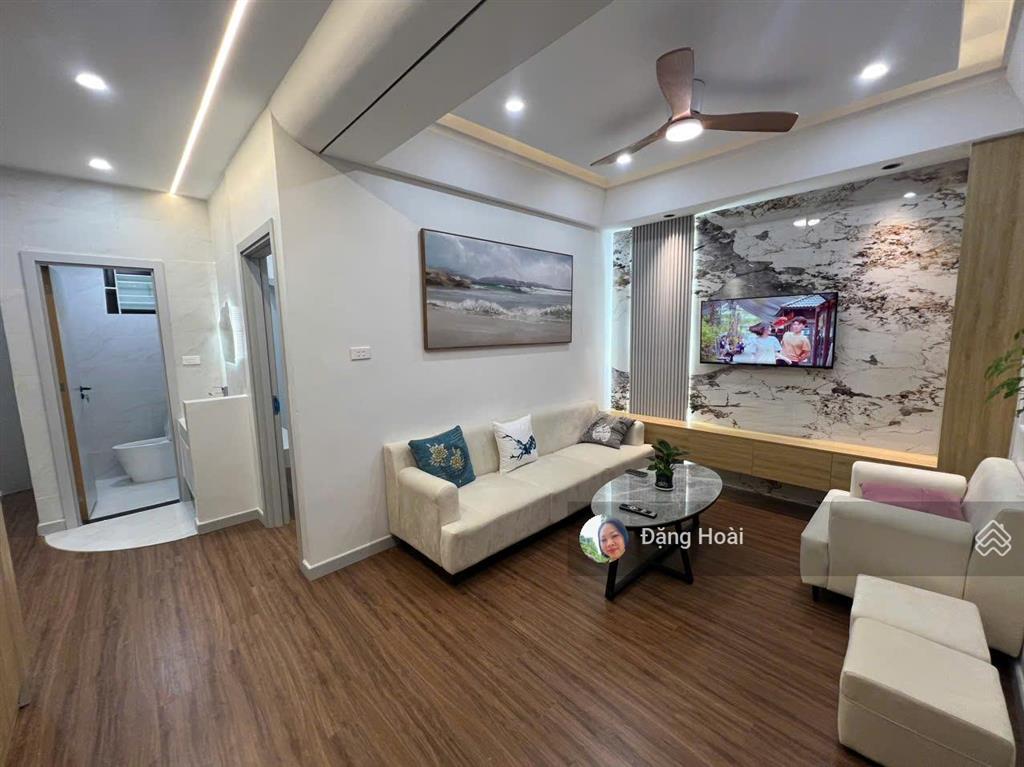 Nơ 8 bán đảo linh đàm, 59m², 3pn, full đồ, 4.98 tỷ
