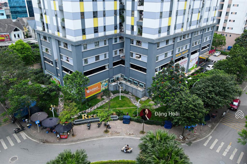 Rice city linh đàm căn hộ 2 ngủ cực thoáng lô góc, ban công đông nam, sổ đỏ sẵn sàng.
