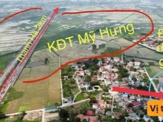 Bán lô đấu giá đình quảng , phượng mỹ , mỹ hưng, thanh oai,