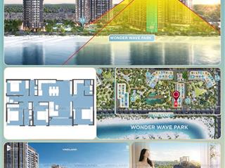 Căn hộ 4pn3wc view ôm trọn công viên nội khu và hồ tạo sóng, nhận nhà quý i/2028, htls quý iv/2028