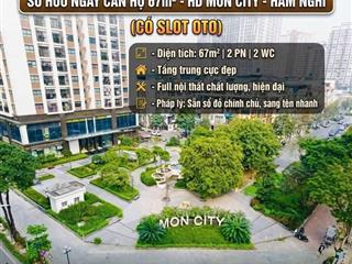 Em đang có căn bán 67m2 chung cư hd mon  hàm nghi giá cực tốt .