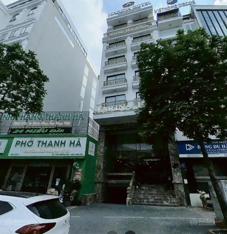 Bán nhà mặt phố miếu đầm 61,9 tỷ, 155m2, 2 mặt thoáng, mặt phố miếu đầm 11m