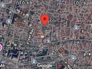 Bán nhà mặt đường đội cấn, 400 tỷ, 1200m2, mặt tiền 30m, 2 thoáng