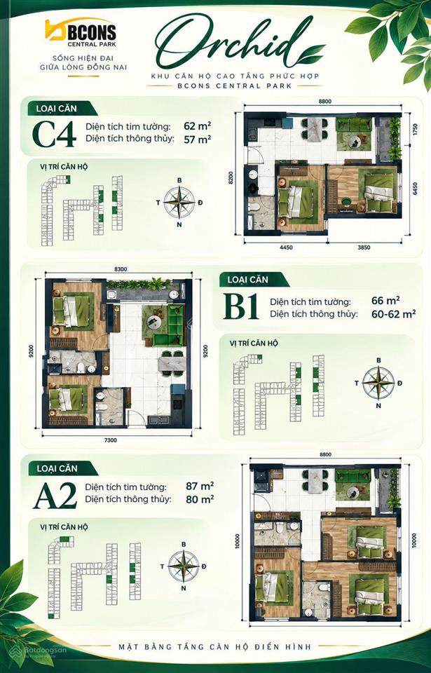 Bán cc 1pn tại bcons central park, 1,8 tỷ, 40m2