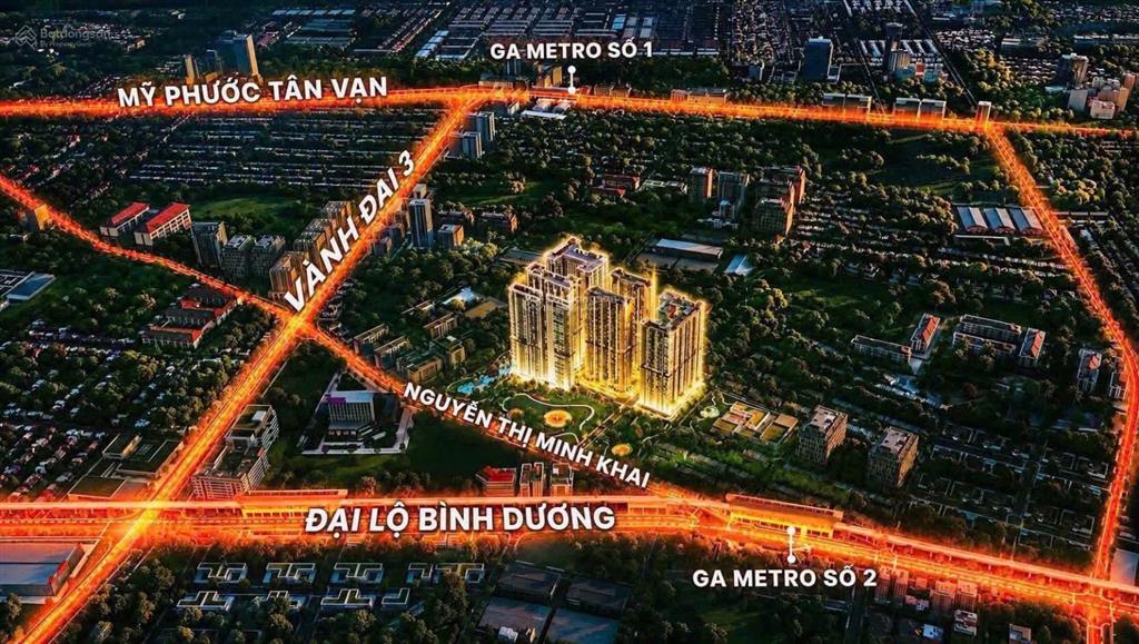 Căn hộ 2pn 2tỷ monrei cđt mitsubishi nhật ngay vđ3  mỹ phước tân vạn  ga c6 metro số 2