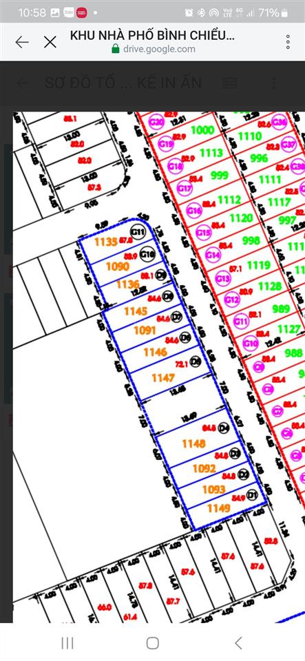 Lô góc. bán đất nền khu xây dựng tự do 5 tầng, sổ riêng, full thổ cư, 57.8m2, 3,941 tỷ