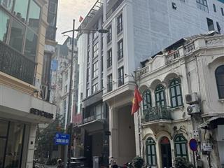 Mặt phố trương hán siêu, trần quốc toản, hoàn kiếm, dt 82m, 5 tầng, giá 57 tỷ.