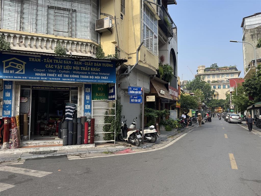 Bán mặt phố ngô văn sở, quang trung, hoàn kiếm, dt 80m 4 tầng giá 55 tỷ