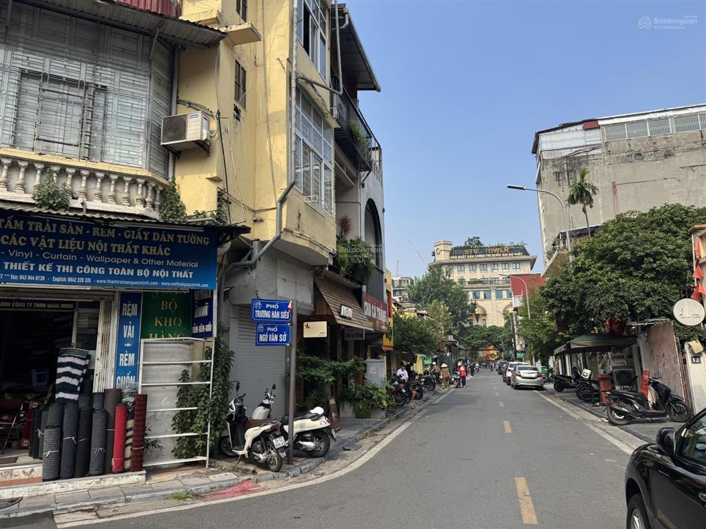 Bán mặt phố ngô văn sở, quang trung, hoàn kiếm, dt 80m 4 tầng giá 55 tỷ