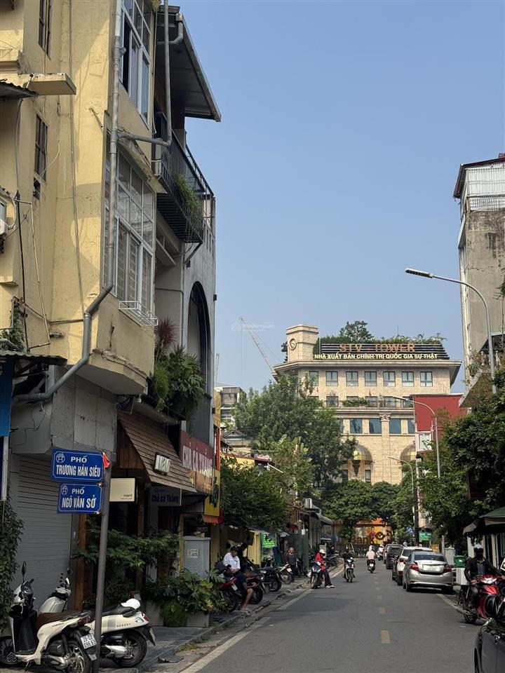 Bán mặt phố ngô văn sở, quang trung, hoàn kiếm, dt 80m 4 tầng giá 55 tỷ