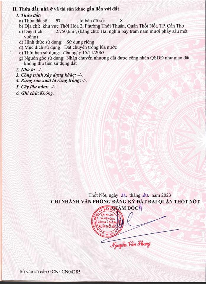 Cho thuê quỹ đất mặt tiền quốc lộ 80 rạch sỏi, đường dẫn cầu vàm cống thốt nốt tp. cần thơ