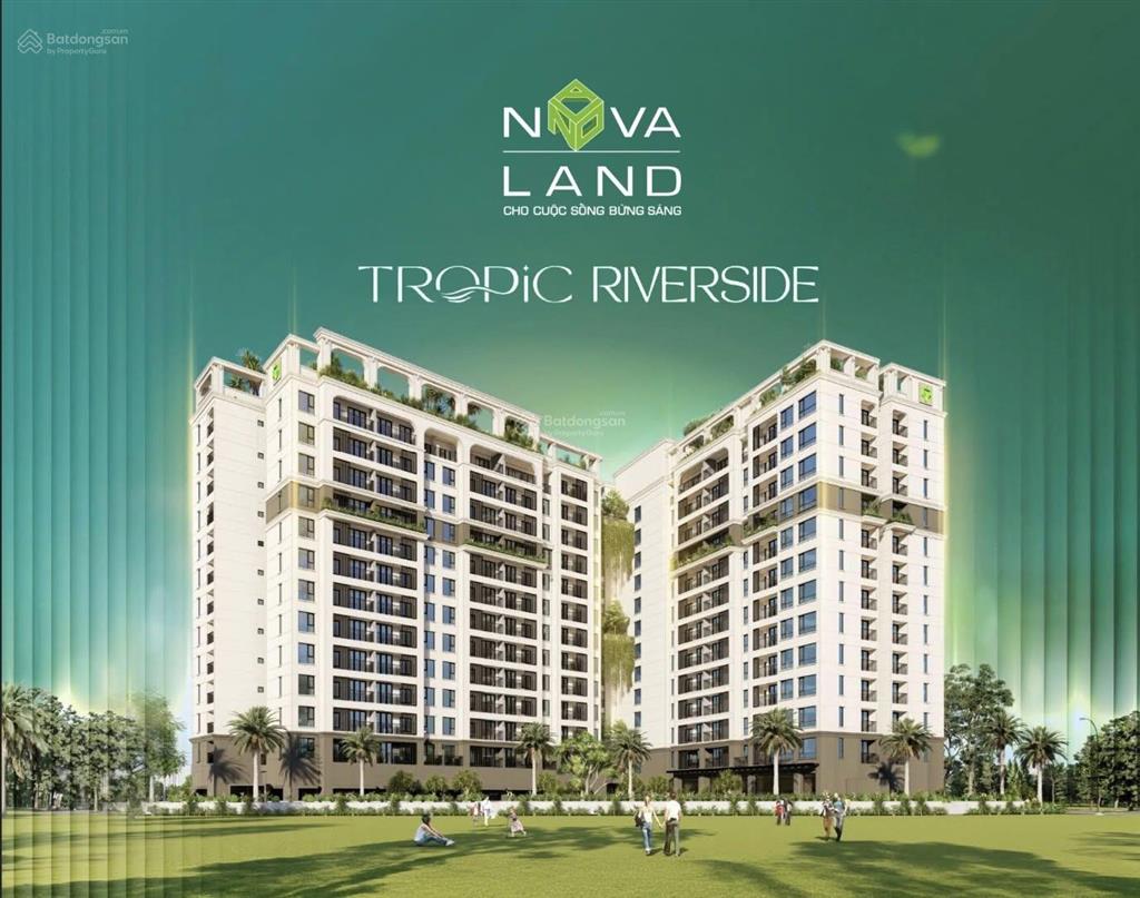 Mở bán lần đầu căn hộ tropic riverside  80m2, 5 tỷ tại khu đô thị palm marina novaland