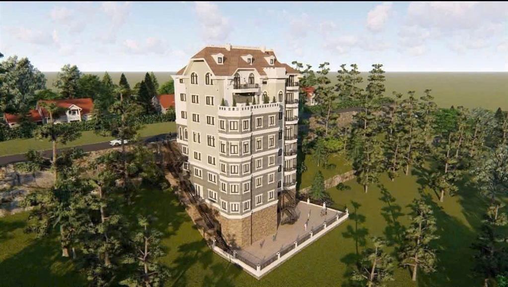 Cho thuê khách sạn 43 phòng mặt tiền Nguyễn Hữu Cảnh view Panorama thung lũng giá 250