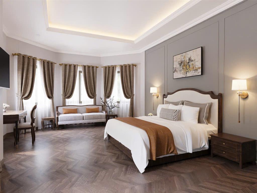 Cho thuê khách sạn 43 phòng mặt tiền Nguyễn Hữu Cảnh view Panorama thung lũng giá 250