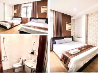 Cho thuê khách sạn 14 phòng mặt tiền đường full giấy phép kinh doanh giá 40 triệu đường